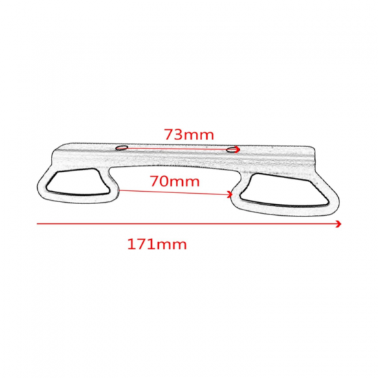 دعامات تثبيت مقعد الراكب الخلفي للدراجات النارية