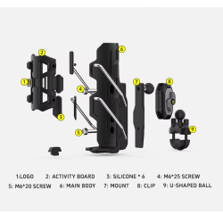 حامل كوب اسود SMNU