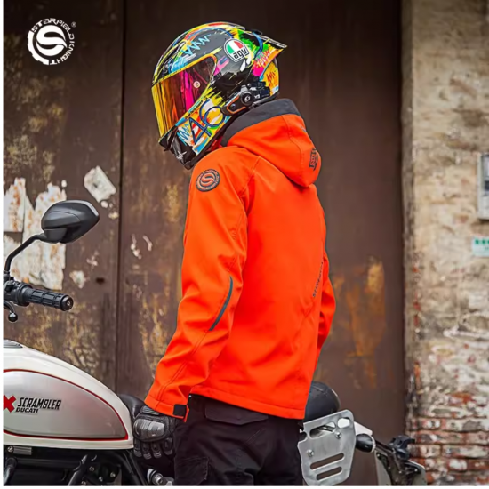 ‫STAR جاكيت احمر