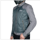جاكيت دراجات نارية STAR كلاسيكي – رمادي / أزرق غامق