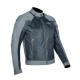 جاكيت دراجات نارية STAR كلاسيكي – رمادي / أزرق غامق