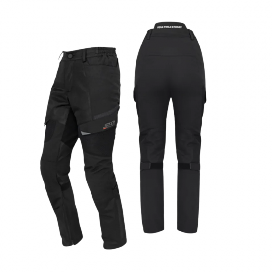 بنطال دراجات نارية STAR شبكي صيفي – أسود