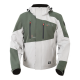 جاكيت دراجات نارية STAR تورينغ مع قبعة – أخضر زيتي / رمادي فاتح