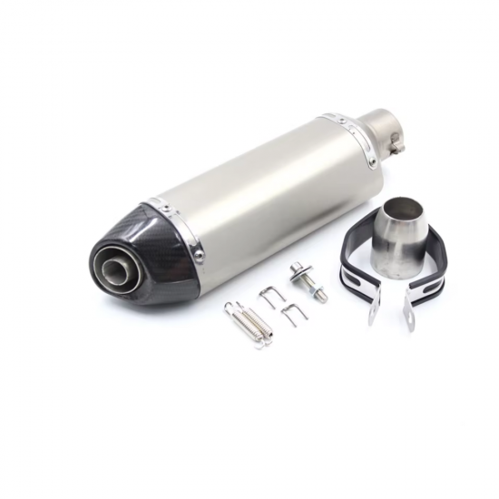 دبّة اكروبوفيك عادم دراجات نارية L130×305 تقليد تيتانيوم