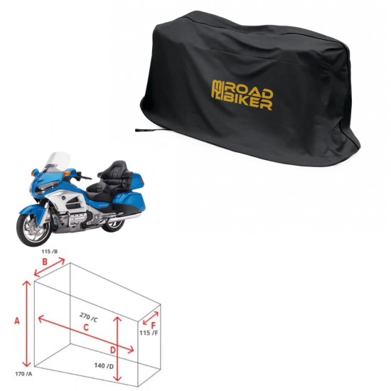 غطاء دراجه نارية مع سحاب ROAD BIKER