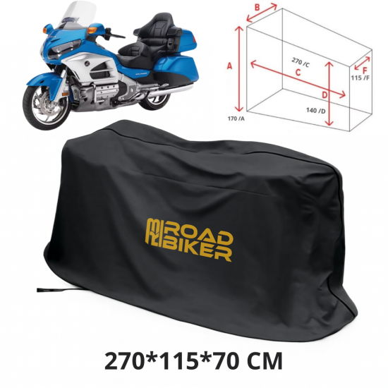 غطاء دراجه نارية مع سحاب ROAD BIKER
