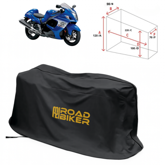 غطاء دراجه نارية مع سحاب  ROAD BIKER