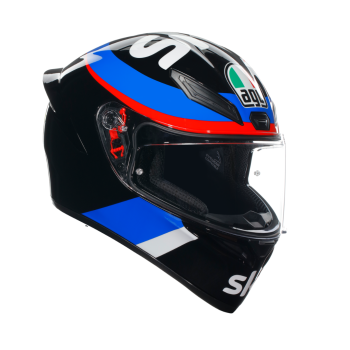 خوذة K1 S AGV E2206 VR46 SKY RACING TEAM BLACK/RED, 023