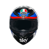خوذة K1 S AGV E2206 VR46 SKY RACING TEAM BLACK/RED, 023
