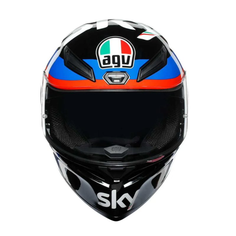 خوذة K1 S AGV E2206 VR46 SKY RACING TEAM BLACK/RED, 023