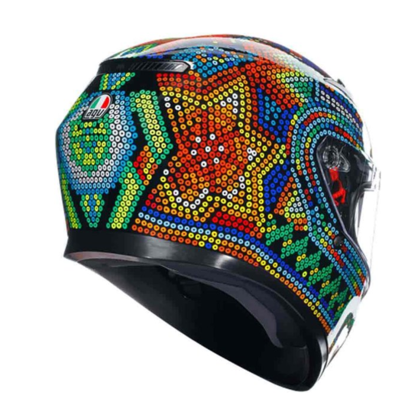 خوذة K3 AGV E2206 MPLK ROSSI WINTER TEST 2018, 001