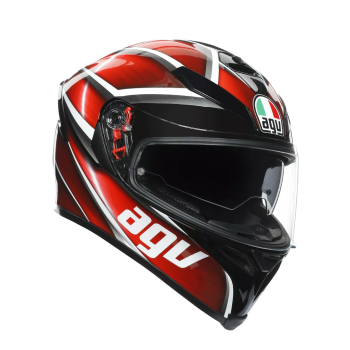 خوذة K5 S AGV E2205 MULTI MPLK TEMPEST BLACK/RED, 050