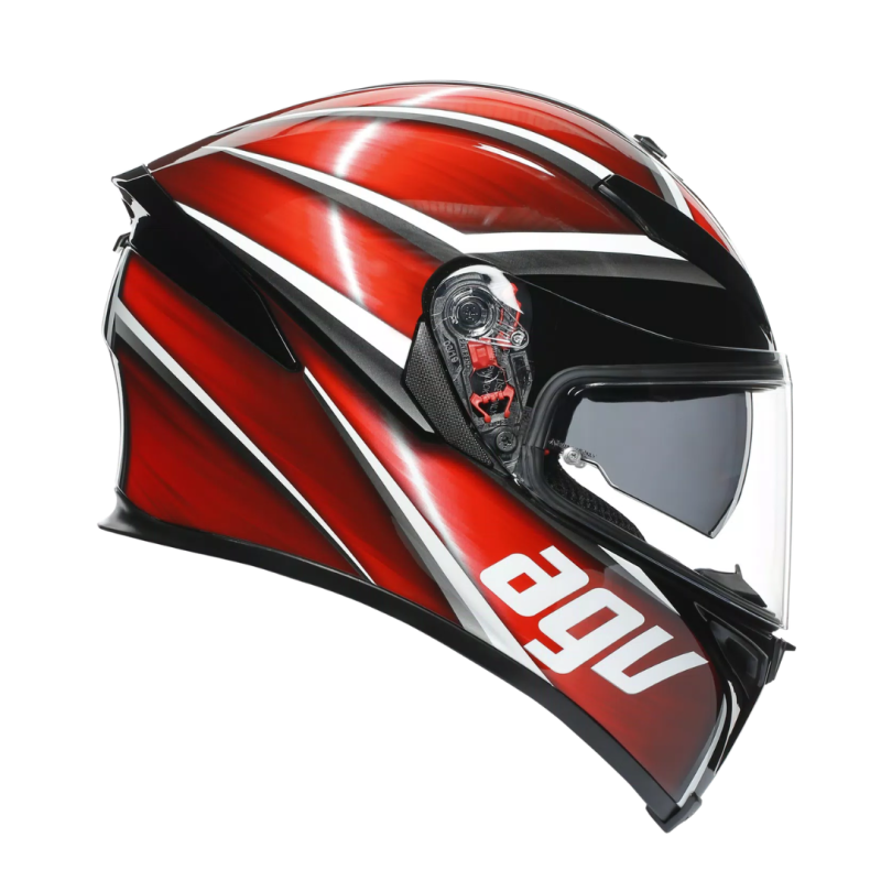 خوذة K5 S AGV E2205 MULTI MPLK TEMPEST BLACK/RED, 050