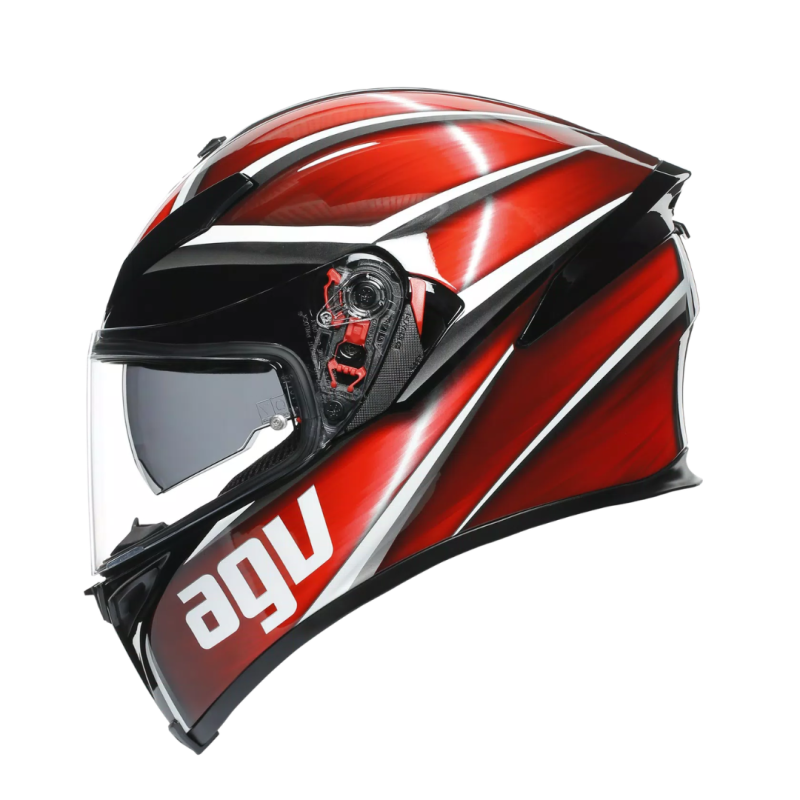 خوذة K5 S AGV E2205 MULTI MPLK TEMPEST BLACK/RED, 050