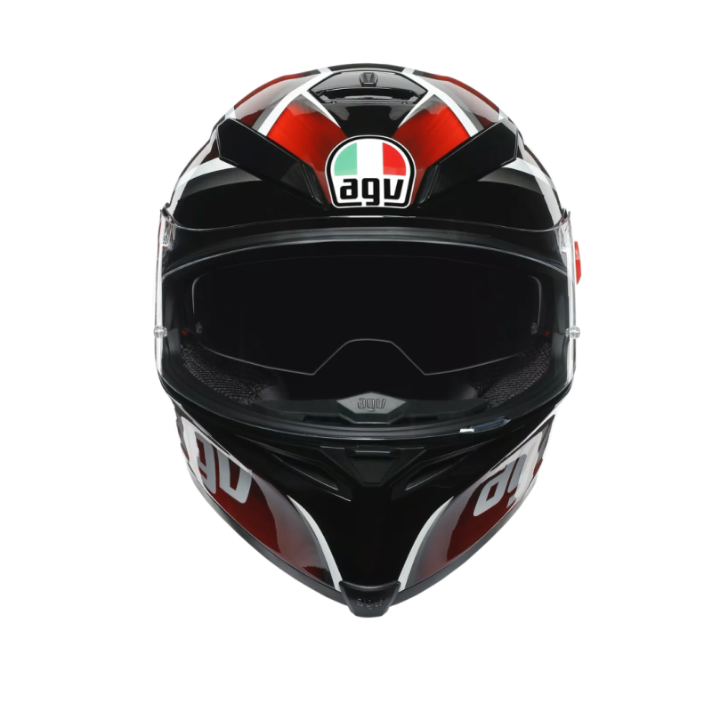 خوذة K5 S AGV E2205 MULTI MPLK TEMPEST BLACK/RED, 050
