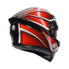 خوذة K5 S AGV E2205 MULTI MPLK TEMPEST BLACK/RED, 050