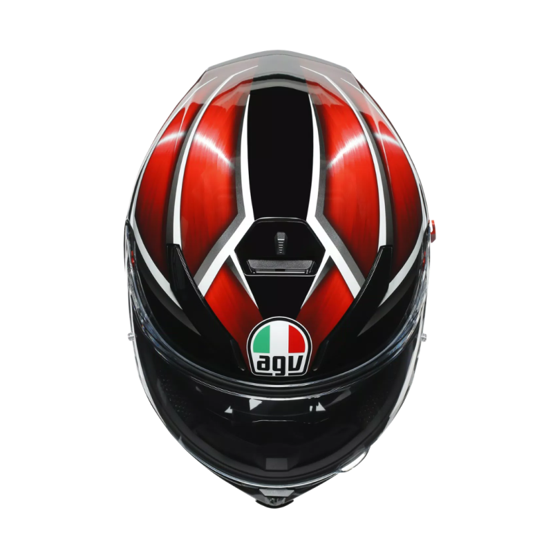 خوذة K5 S AGV E2205 MULTI MPLK TEMPEST BLACK/RED, 050