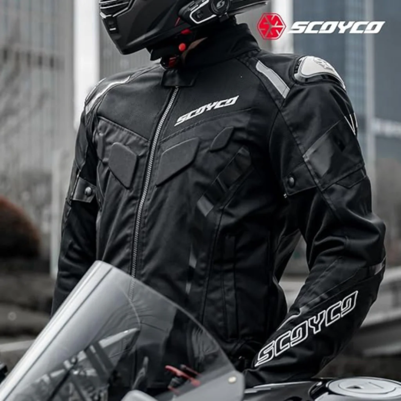 جاكيت اسود SCOYCO