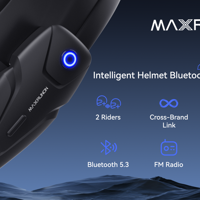 سماعه Helmet Bluetooth Headset 2X AMAX