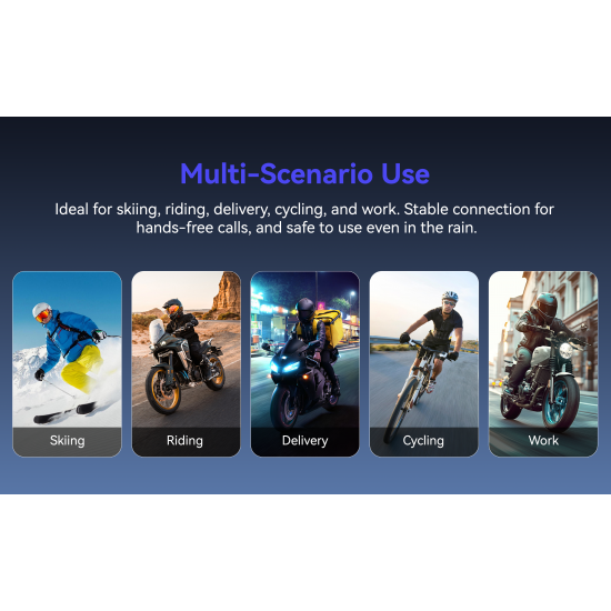 سماعه Helmet Bluetooth Headset 2X AMAX