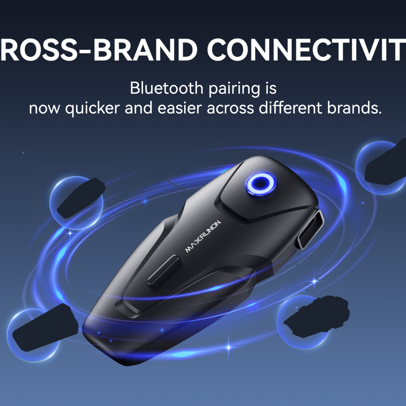 سماعه Helmet Bluetooth Headset 2X AMAX