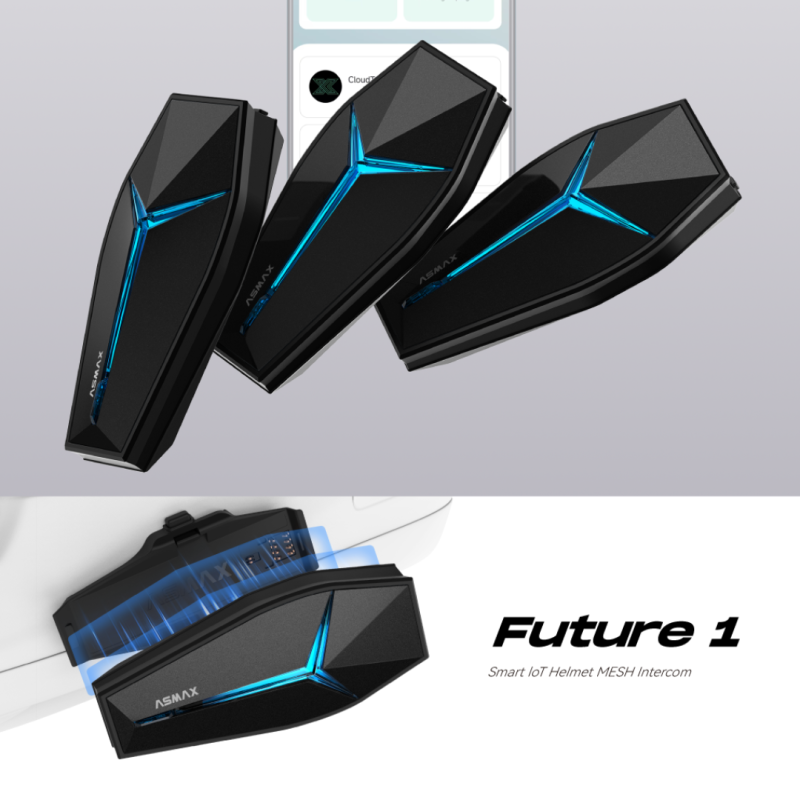 سماعه خوذة Helmet Bluetooth Headset Future 1