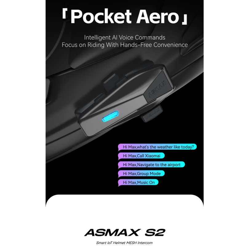 سماعه خوذة Helmet Bluetooth Headset s2