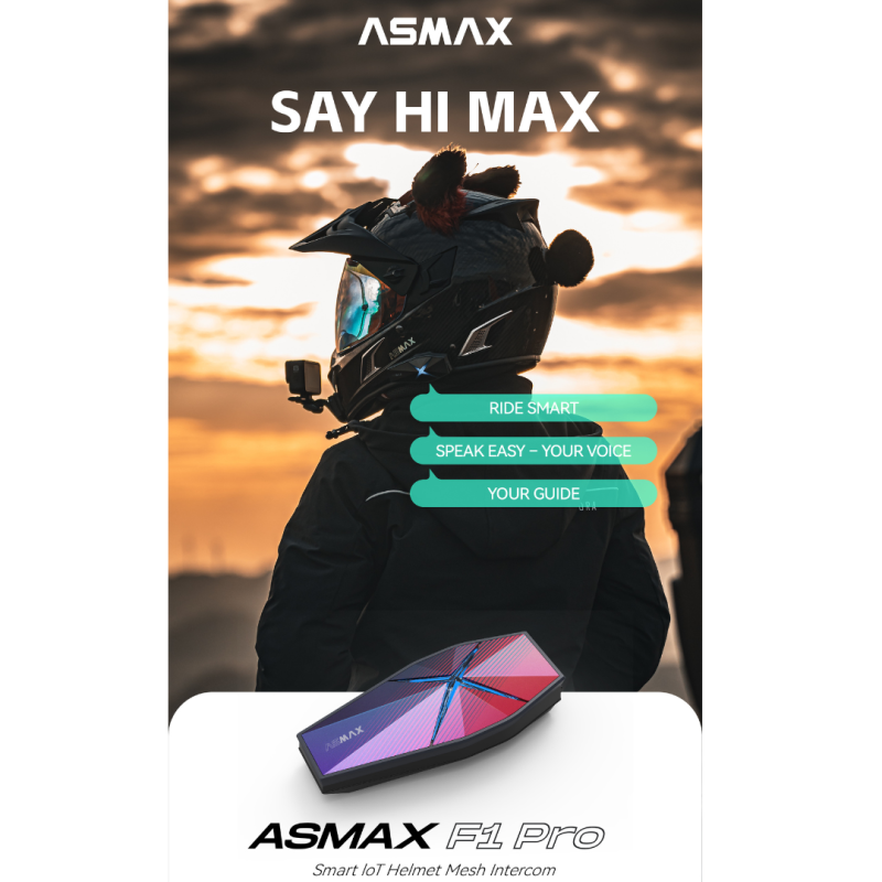 سماعه خوذة Helmet Bluetooth Headset F1 Pro