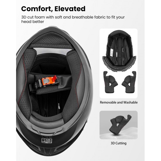 خوذه كامله MF566 ماركة ILM