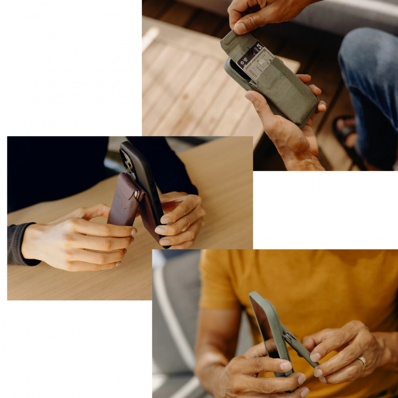 محفظه Mobile Wallet Slim - Charcoal