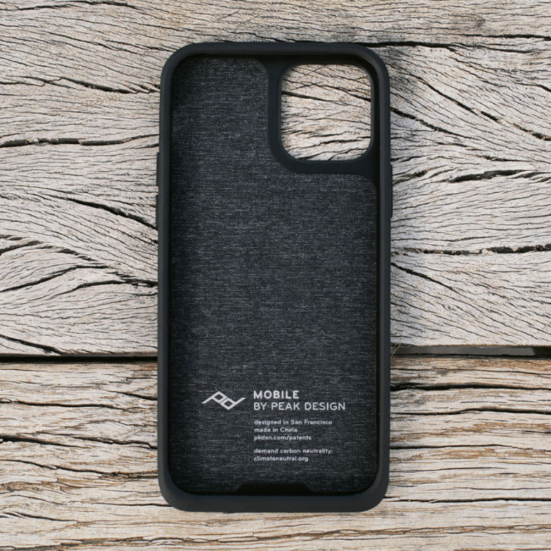 جراب Mobile Everyday Fabric iPhone 15 Pro Max v2 Charcoal