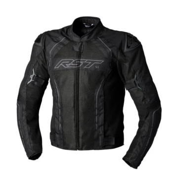 جاكيت S1 Mesh CE Mens Textile Jacket, Black / Black