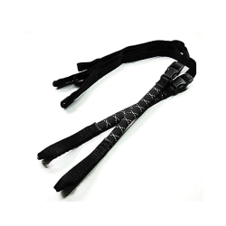 رباط COMMUTER ADJ. stretch strap 300 to 720 x 12mm (black reflective) - 2 pack