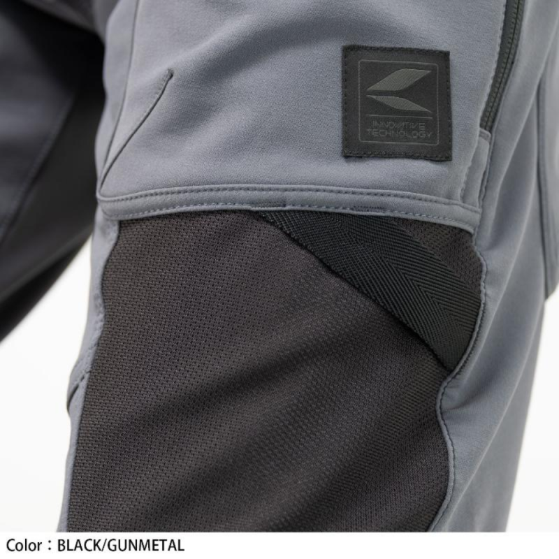 بنطال QUICK DRY MESH PANTS-BLACK/GUNMETAL