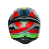 خوذه K1 S AGV E2206 DUNDEE MATT LIME/RED