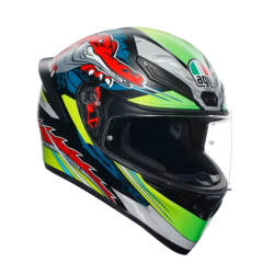 خوذه K1 S AGV E2206 DUNDEE MATT LIME/RED