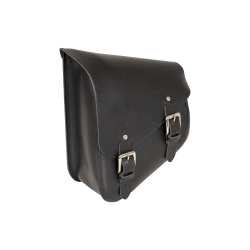 شنطه LONGRIDE, LEATHER SWINGARM BAG BLACK