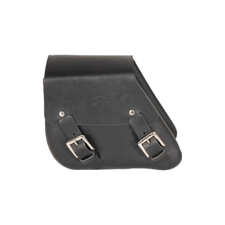 شنطه LONGRIDE, LEATHER SWINGARM BAG BLACK