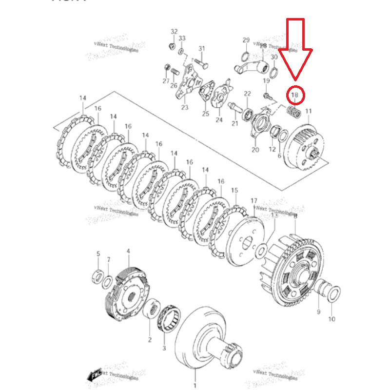 سبرينق كلتش LTZ - 250