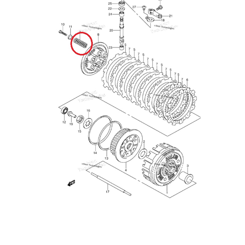 اسبرنق كلتش Z400 وكاله