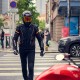 جاكيت MOTOBOY اسود بطانة شتوي