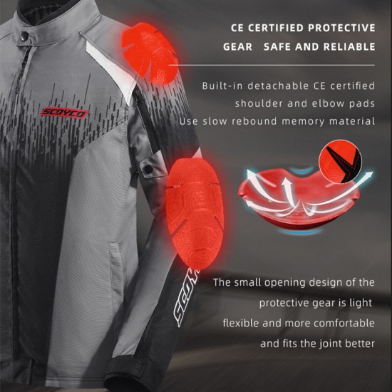 جاكيت SCOYCO رمادي