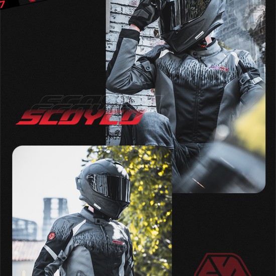 جاكيت SCOYCO رمادي