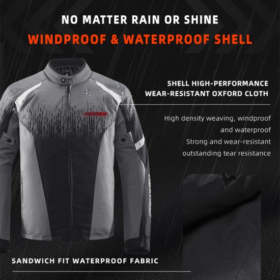 جاكيت SCOYCO رمادي