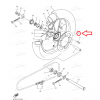 ساعة جنزير مقاس T47  خلفي YZ250/450/125