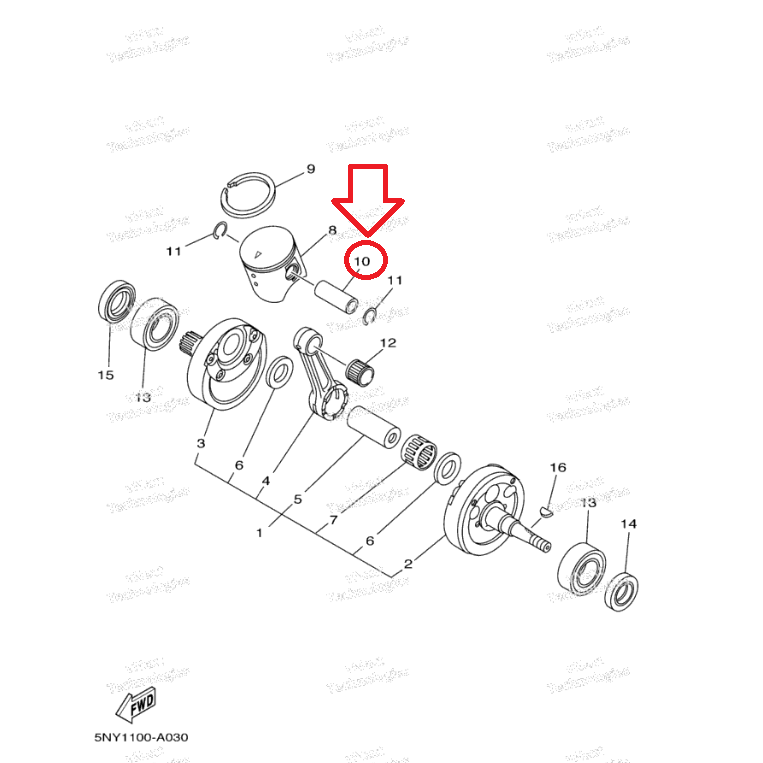 بن  بستن YZ125