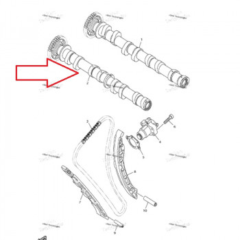 عمود قير2 دباب ياماها R1 