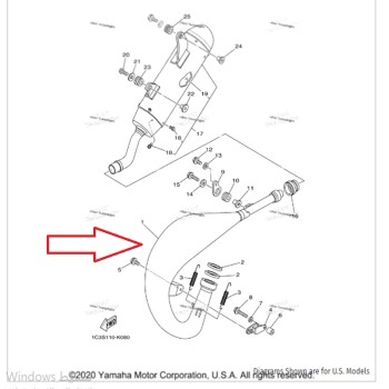 شكمان دباب YZ125 وكاله 