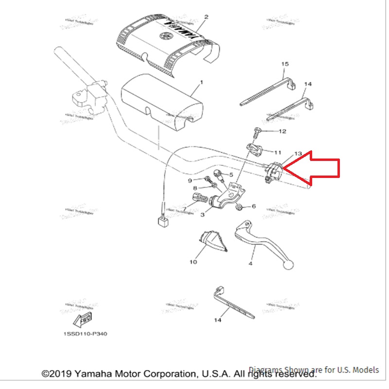 سويتش دباب YZ250 وكاله 