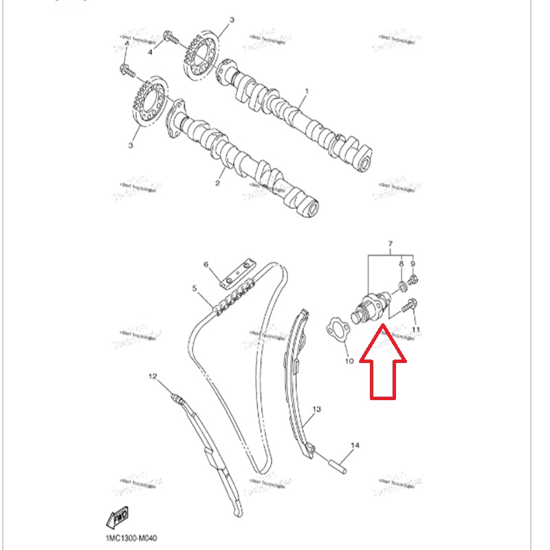 شداد جنزير دباب FJR1300ES وكاله 